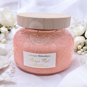 Catherine Malandrino ALWAYS RED Candle SOY Hand Poured Exotic Decor Retail $67